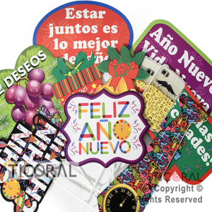 PHOTO PROPS FELIZ A�O NUEVO X12